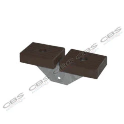 Ensemble Ferrure+ Patins Noirs En 120 Pour étrave à Partir De La T112M