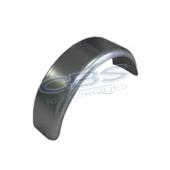 Garde Boue 13 Pouces Arrondi Galvanisé Gris Non Percé