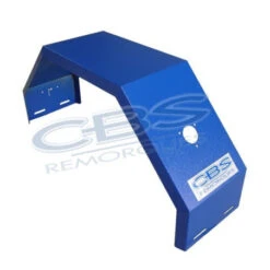 Garde Boue 13 Pouces Métallique Bleu Percé