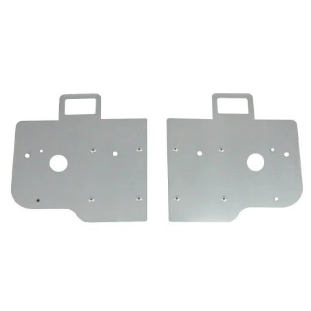 Supports Feux Métalliques Rect. PM Omégas 80x40 Bas